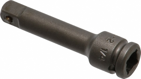 1/4" Drive Standard Socket Extension - 2" OAL