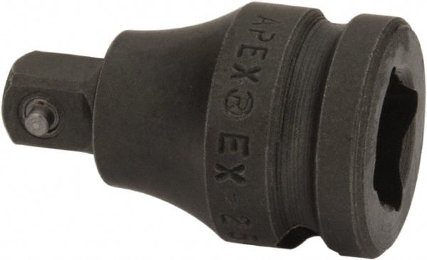 Apex EX-254 Socket Adapter: Drive, 1/4" Square Male, 3/8" Square Female 