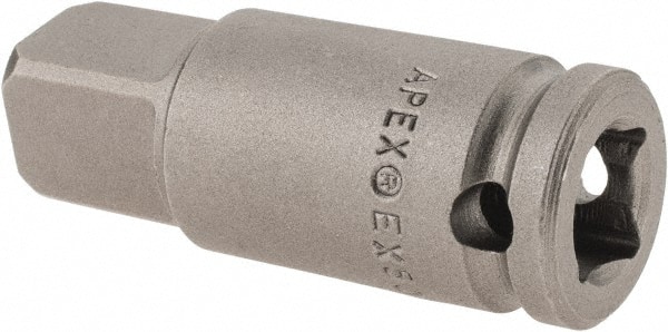 Apex EX-507-2 Socket Adapter: Drive, 1/2" Square Male, 3/8" Square Female 