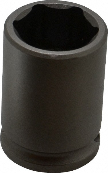 Impact Socket: 3/8" Drive, 0.75" Socket, Square Drive