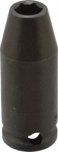 Impact Socket: 3/8" Drive, 0.313" Socket, Square Drive