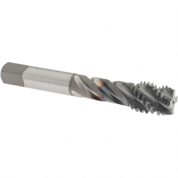 OSG 2933208 Spiral Flute Tap: 5/8-11, UNC, 4 Flute, Modified Bottoming, 3B Class of Fit, Vanadium High Speed Steel, TICN Finish Image