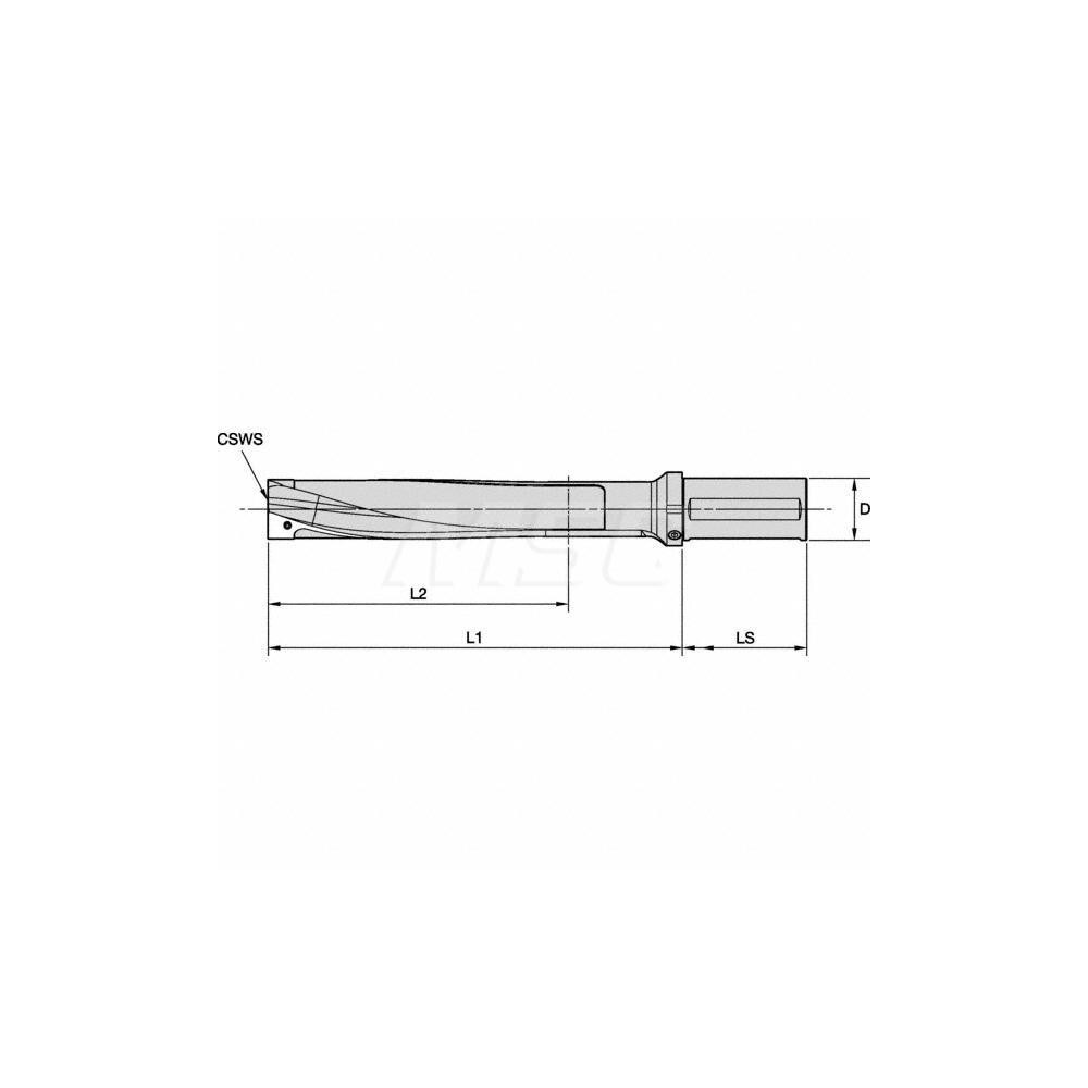 Kennametal - Series KSEM Plus, Head Connection FDS63, 3xD, 2