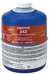 Loctite - Threadlocker: Liquid, 1,000 mL, Bottle - 06750376 - MSC  Industrial Supply