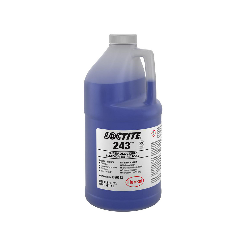 Loctite - 243 Threadlocker, 1L Bottle | MSC Direct