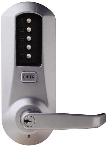 Kaba Access | Simplex Push-Button Lock w/ Key-in Lever Cylinder Lever Lockset for 1-3/8 to 2-1/4 Thick Doors - Key in Lever - Schlage, 2-3/4