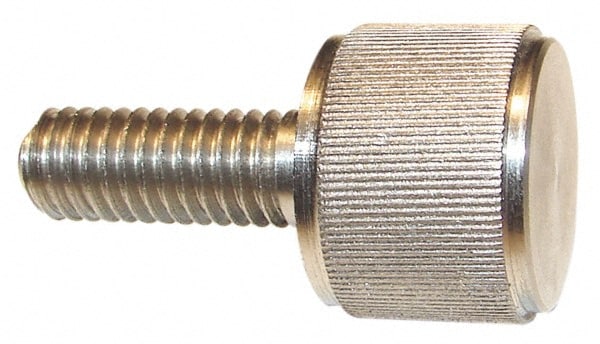 C-12L14 Steel Thumb Screw: 1/4-20, Knurled Head