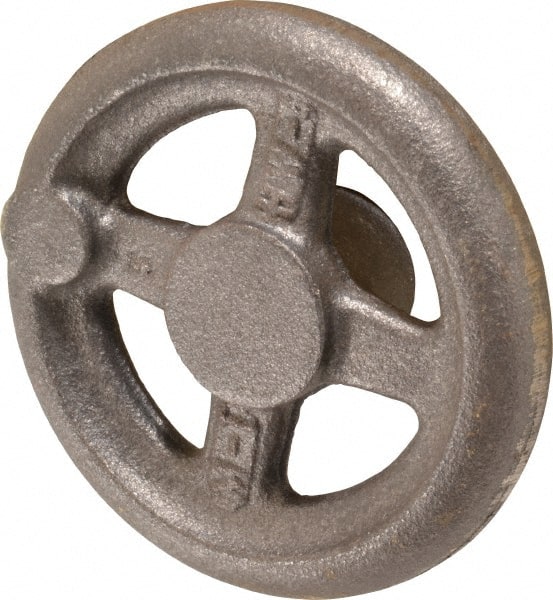 MORTON MACHINE WORKS HW-4 Spoked Straight Handwheel: Cast Iron, Plain Finish 