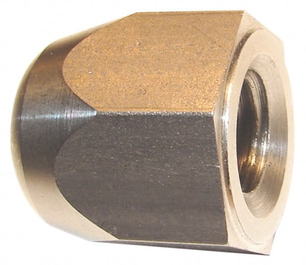 MORTON MACHINE WORKS AN-4SS 3/4-10" UNC, 1-1/4" Width Across Flats, Uncoated, Stainless Steel Acorn Nut 