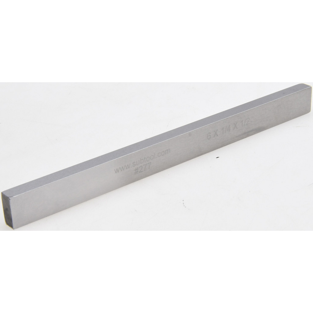 Suburban Tool 6" Long x 1/2" High x 1/4" Thick, Steel Four Face Parallel - 0.0001" Per 6" Parallelism, Sold as Individual | Part #P06025050