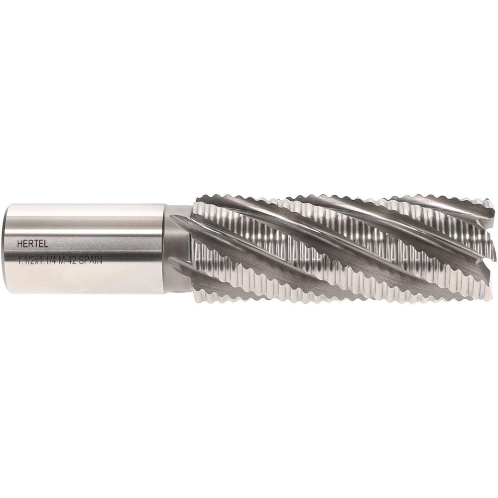 Hertel 6821847 Square End Mill: 1-1/2" Dia, 6 Flutes, 4" LOC, Cobalt, 30 ° Helix Image