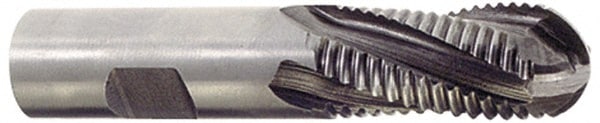 Hertel 6821896 Ball End Mill: 2" Dia, 4" LOC, 6 Flute, Cobalt Image