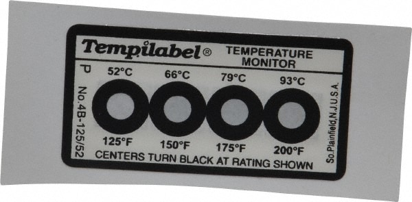 Tempil 26706 52/66/79/93°C Temp Indicating Label Image