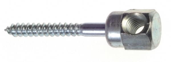 ITW Buildex 560168 3/8" Zinc-Plated Steel Horizontal (Cross Drilled) Mount Threaded Rod Anchor 