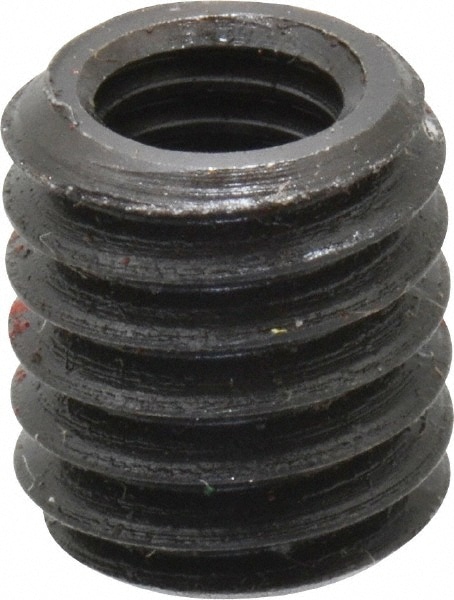 Thread Locking Insert: M6 x 1 Internal Thread, 3/8-16 External Thread, Metric Coarse, 13/32" OAL, Thread Repair