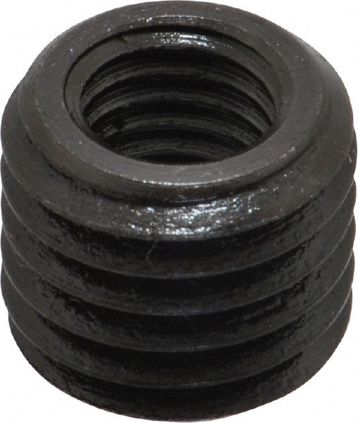 Thread Locking Insert: M12 x 1.75 Internal Thread, 3/4-10 External Thread,  Metric Coarse, 21/32