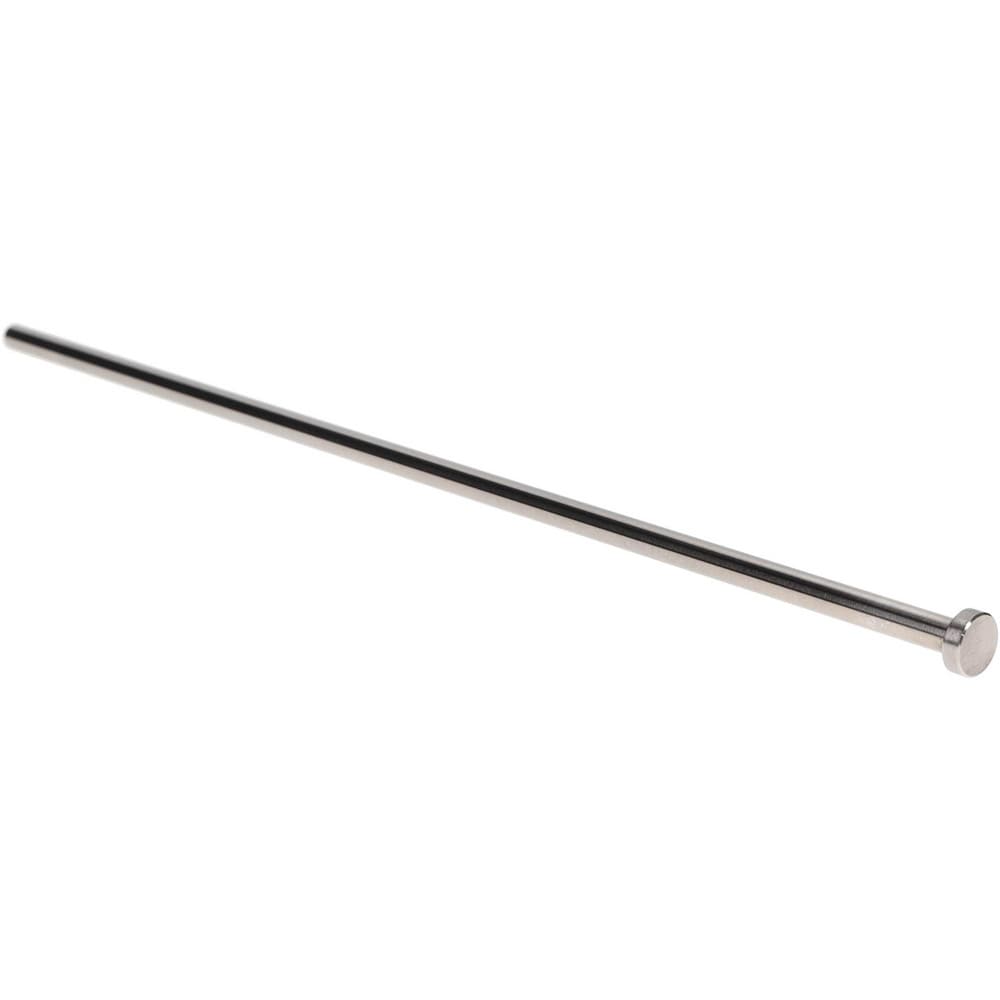 Straight Ejector Pin: 5.5 mm Pin Dia, 250 mm OAL, Steel