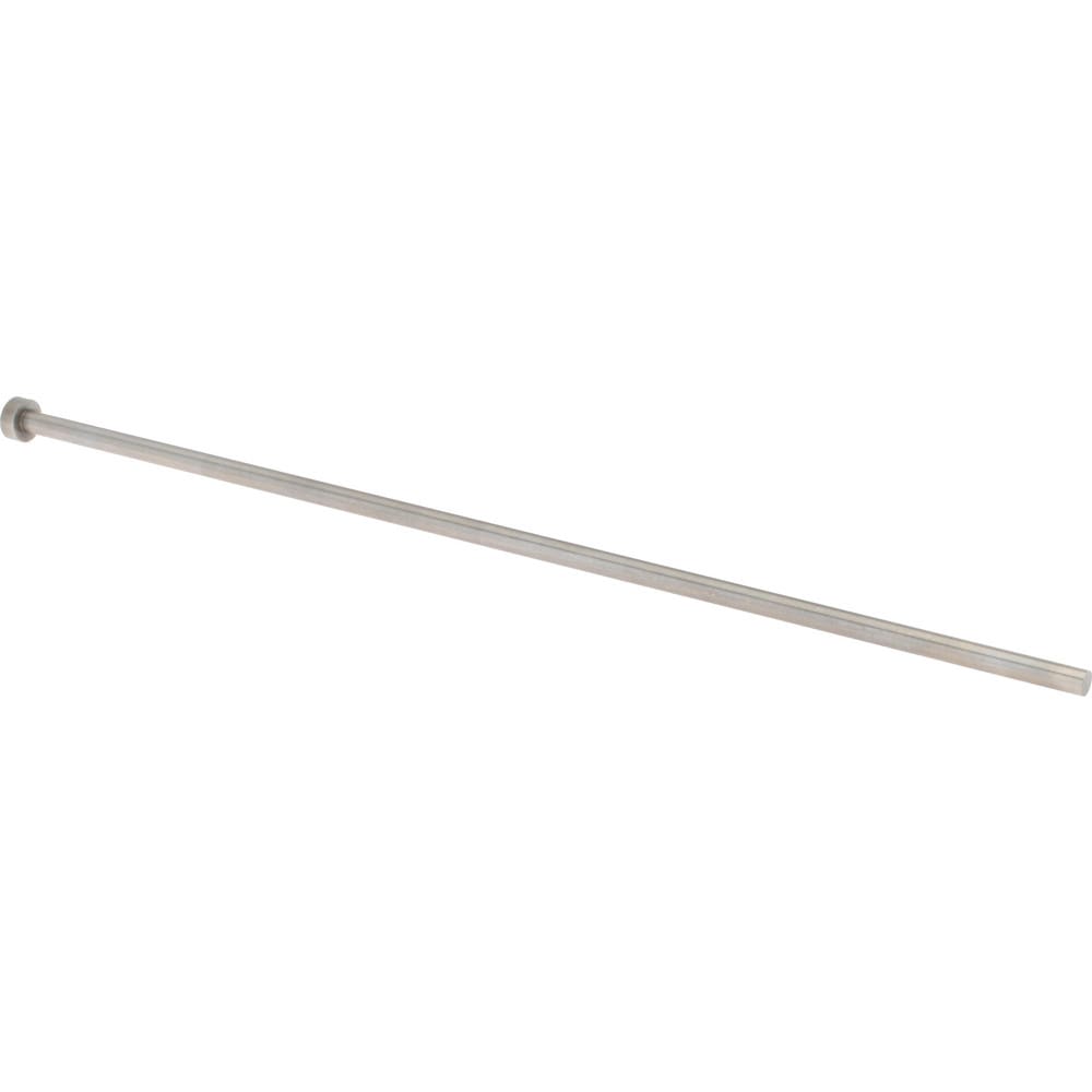 Straight Ejector Pin: 6.2 mm Pin Dia, 315 mm OAL, Steel
