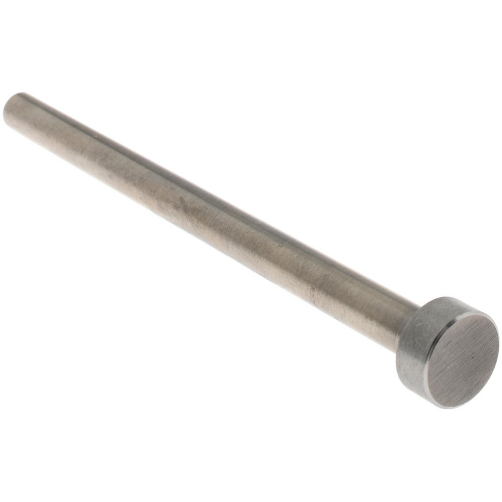 Straight Ejector Pin: 6.5 mm Pin Dia, 100 mm OAL, Steel