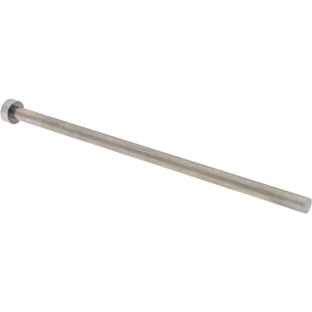 Straight Ejector Pin: 6.5 mm Pin Dia, 160 mm OAL, Steel