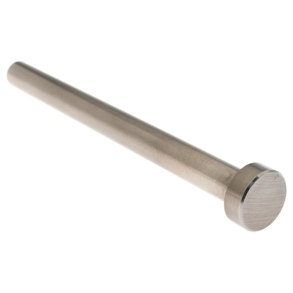 Straight Ejector Pin: 8.2 mm Pin Dia, 100 mm OAL, Steel