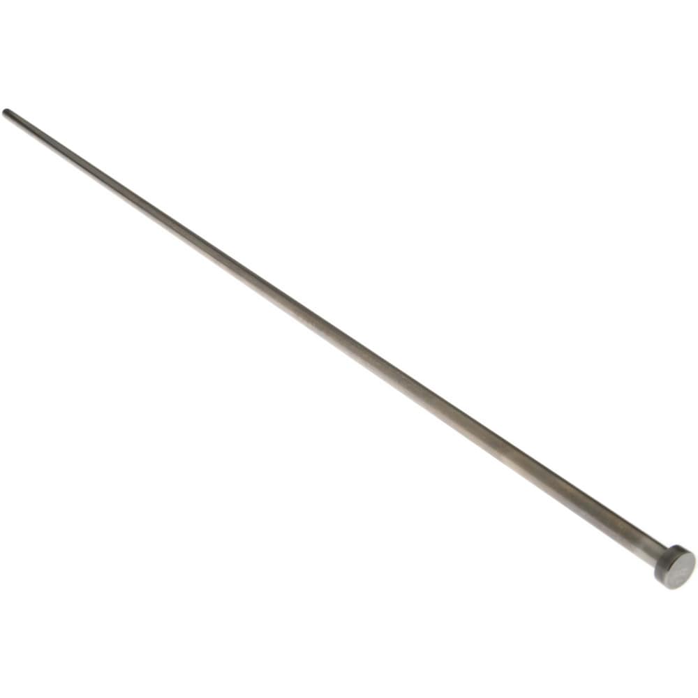 Straight Ejector Pin: 8.2 mm Pin Dia, 630 mm OAL, Steel