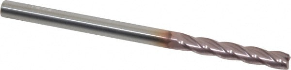 SGS 31871 Square End Mill: 3/16 Dia, 1-1/8 LOC, 3/16 Shank Dia, 3 OAL, 4 Flutes, Solid Carbide Image