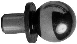 Shoulder Tooling Ball: Inspection, 1/2" Ball Dia, 1/4" Shank Dia, Thread