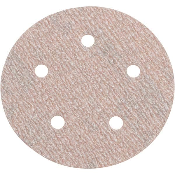 Norton 66261131578 Hook & Loop Disc: 220 Grit, Coated, Aluminum Oxide Image