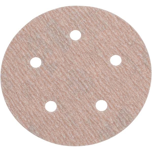 Norton 66261131575 Hook & Loop Disc: 5" Disc Dia, 320 Grit, Coated, Aluminum Oxide Image