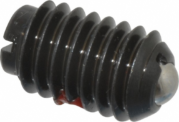 Threaded Ball Plunger: 3/8-16, 0.187" Ball Dia, 5/8" Body Length, 0.048" Max Ball Reach
