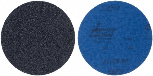 PSA Disc: 6" Disc Dia, 36 Grit, Zirconia Alumina