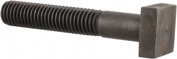 1/2-13 Thread, 2" Thread Length, 3" Length Under Head, Steel T Bolt