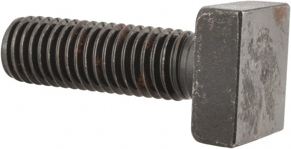 5/8-11 Thread, 1-3/4 Inch Thread Length, 2 Inch Length Under Head, Steel T Bolt