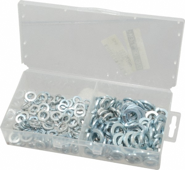 Value Collection 6878151 235 Piece, 3/16 to 1/2" Screw, Steel Lock Washer Assortment Image