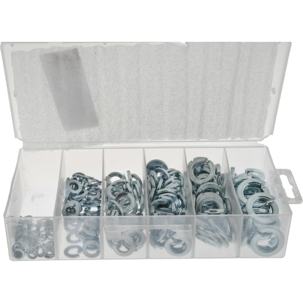 235 Piece, 3/16 to 1/2" Screw, Steel Lock Washer Assortment