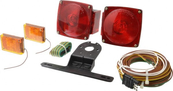 Peterson M540 4-1/2" Long x 4-1/2" Wide Red Towing Lights 
