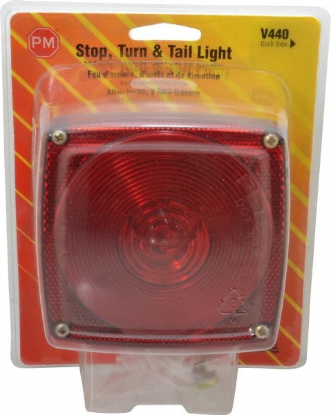 4-1/2" Long x 4-1/2" Wide Red Towing Lights