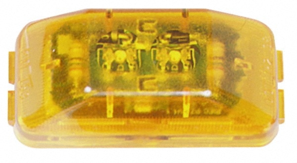 2-7/8" Long x 1-1/2" Wide, Amber Lens & Reflector