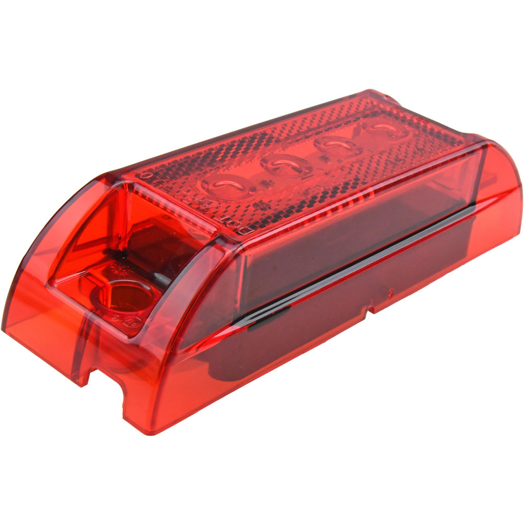 Peterson 6" Long x 2" Wide, Red Lens & Reflector - Plastic, 12 Volt | Part #188R