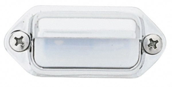 2" Long x 1-3/16" Wide, Clear Lens & Reflector