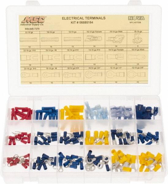 175 Piece, Electrical Terminal Fastener Kit