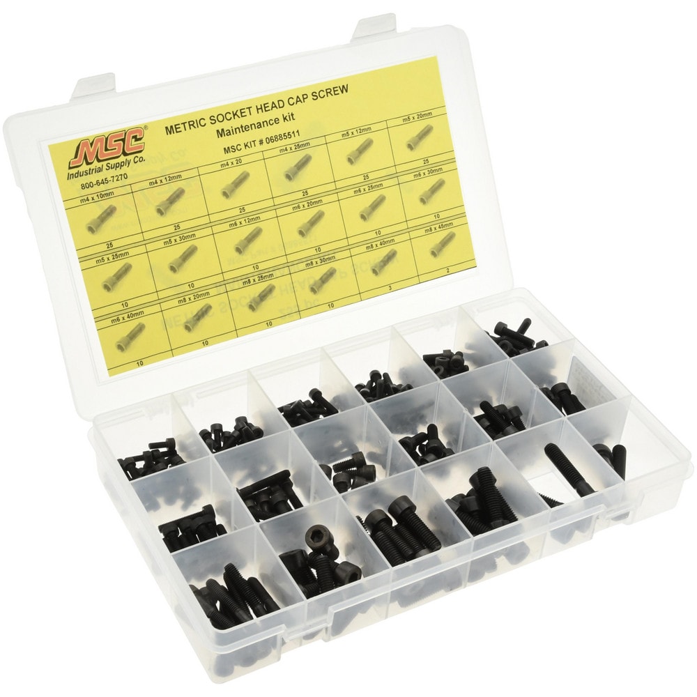 255 Piece Steel Socket Head Cap Screws