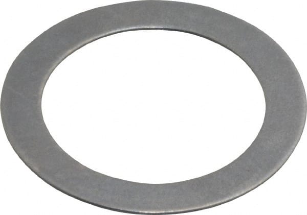 1-1/2 OD Matte Finish Steel Round Shim 1 ID 0.125 Thickness Full Hard Temper Pack of 10 