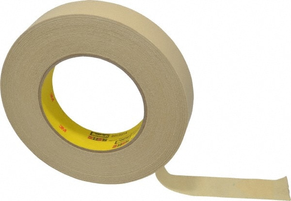 3M 2 Wide x 180 ft. Long x 5.5 mil Tan Paper Masking Tape Rubber