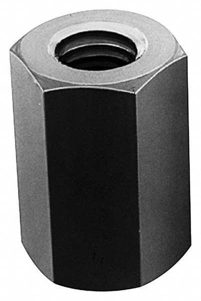 3/4-10 x 7/8-9 UNC, 1-3/4" OAL Steel Standard Coupling Nut