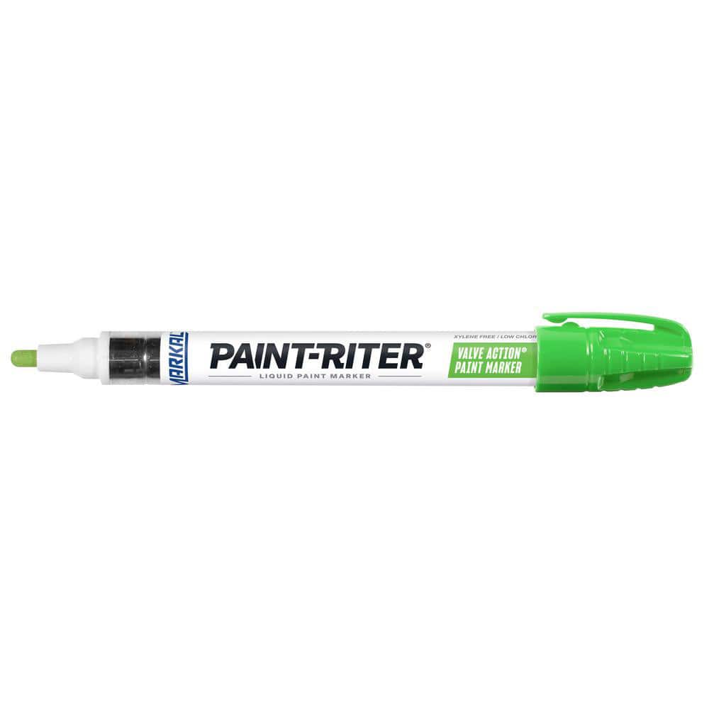 Paintstik Marker: Light Green, Alcohol-Based, Fiber Point - Fiber Tip, Alcohol Base Ink | Part #96828