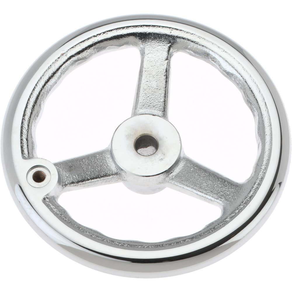 Spoked handwheel DIN 950 stainless steel 1.4401 version B/A without handle  diameter 100mm SKU: 67099710 - Maedler North America