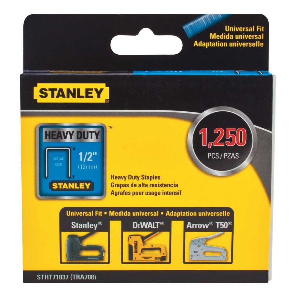 Stanley Staples; Staple Type HeavyDuty Narrow Crown Staple; Crown