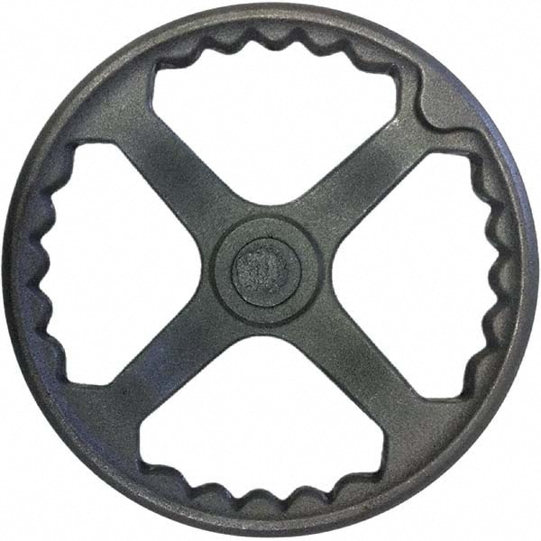 Gibraltar CIHW-7500-12-G Spoked Offset Handwheel: Plain Finish Image